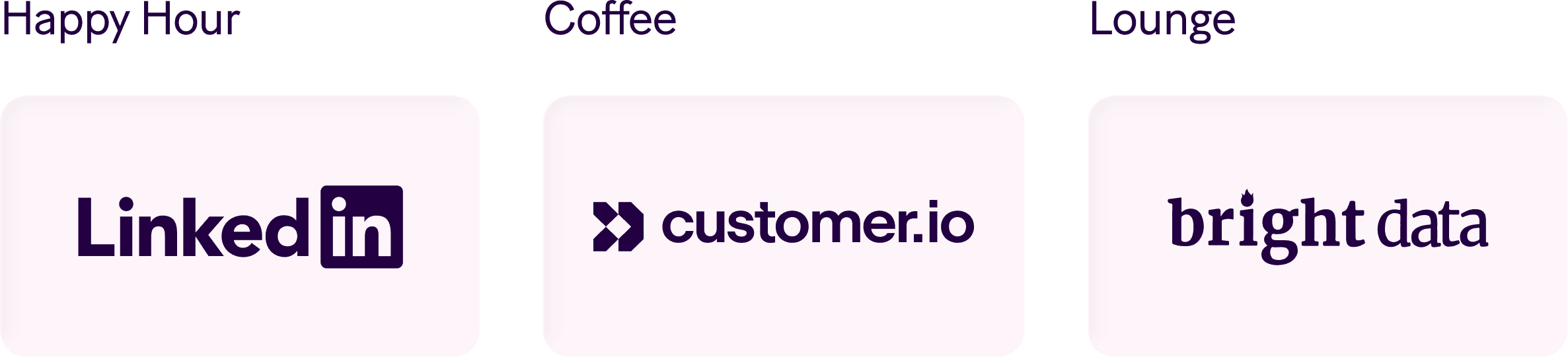 other sponsors: linkedin, costumer.io, bright data