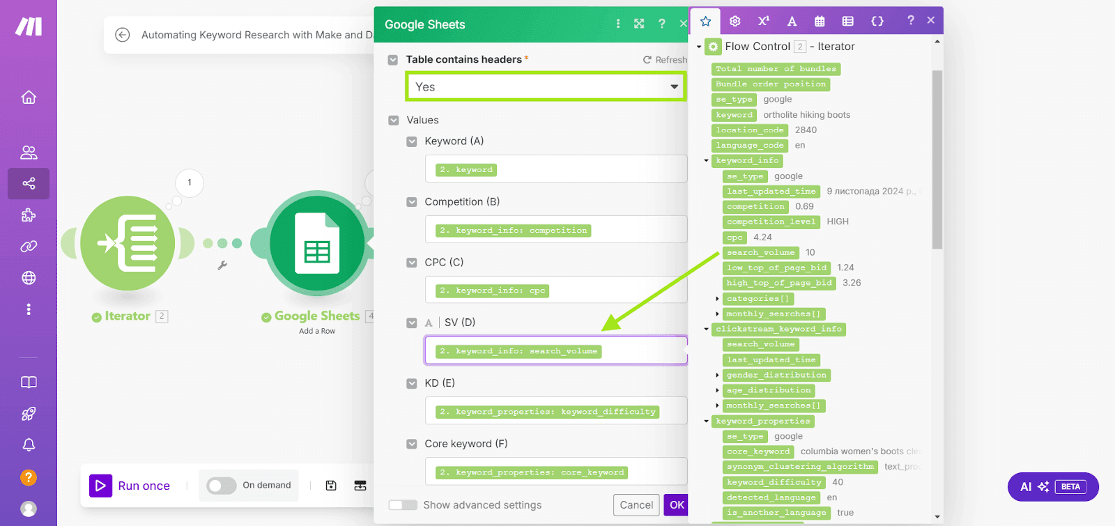 keyword automation 9