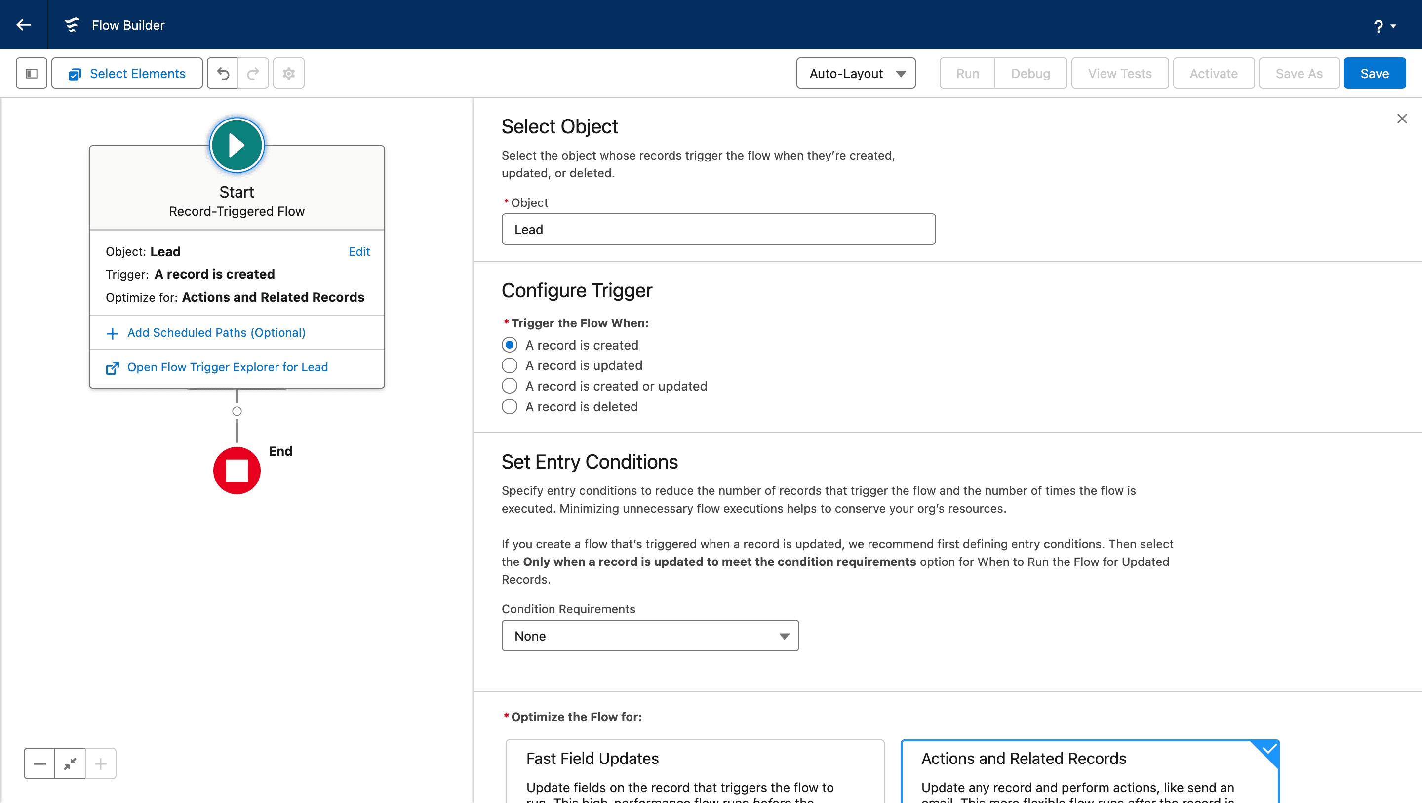 Activate Salesforce Flow